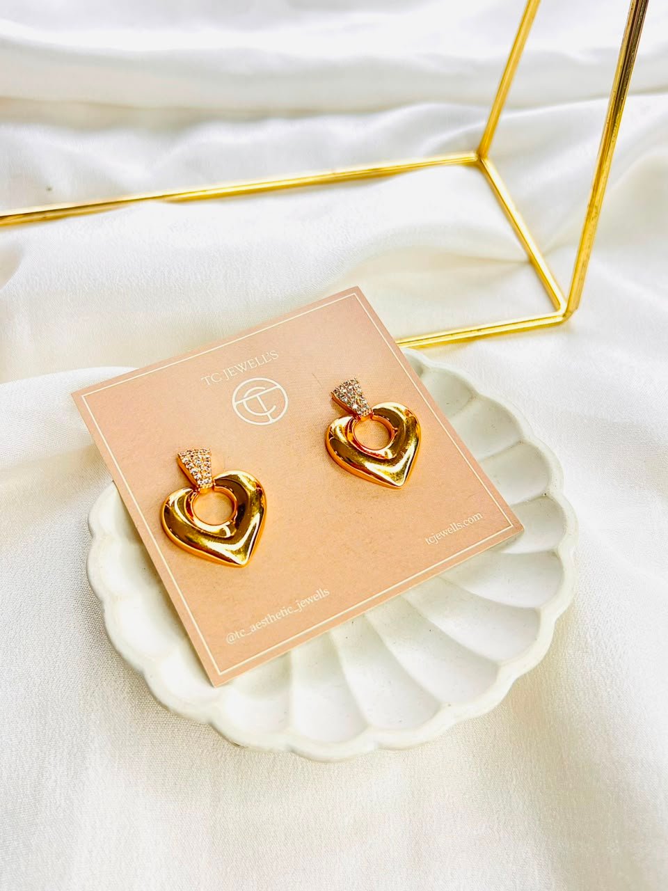 Nora Gold Studs - Image 2