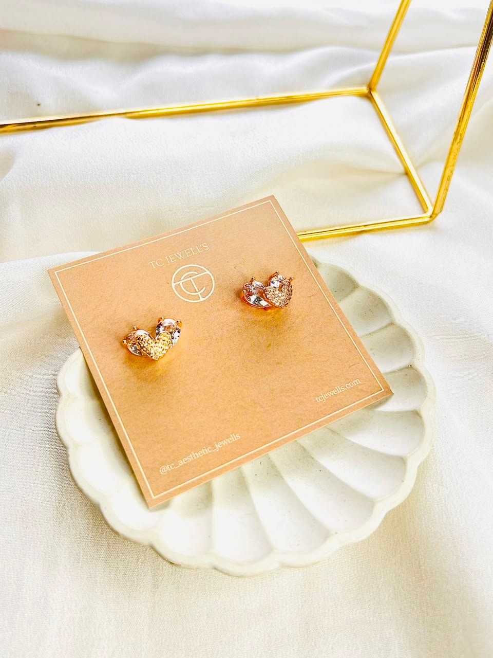 Aurelia Gold Studs - Image 2