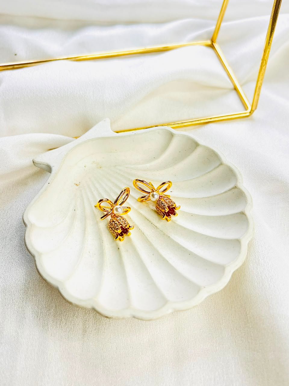 Aira Gold Studs