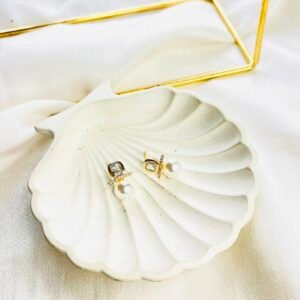 Rhea Gold Studs