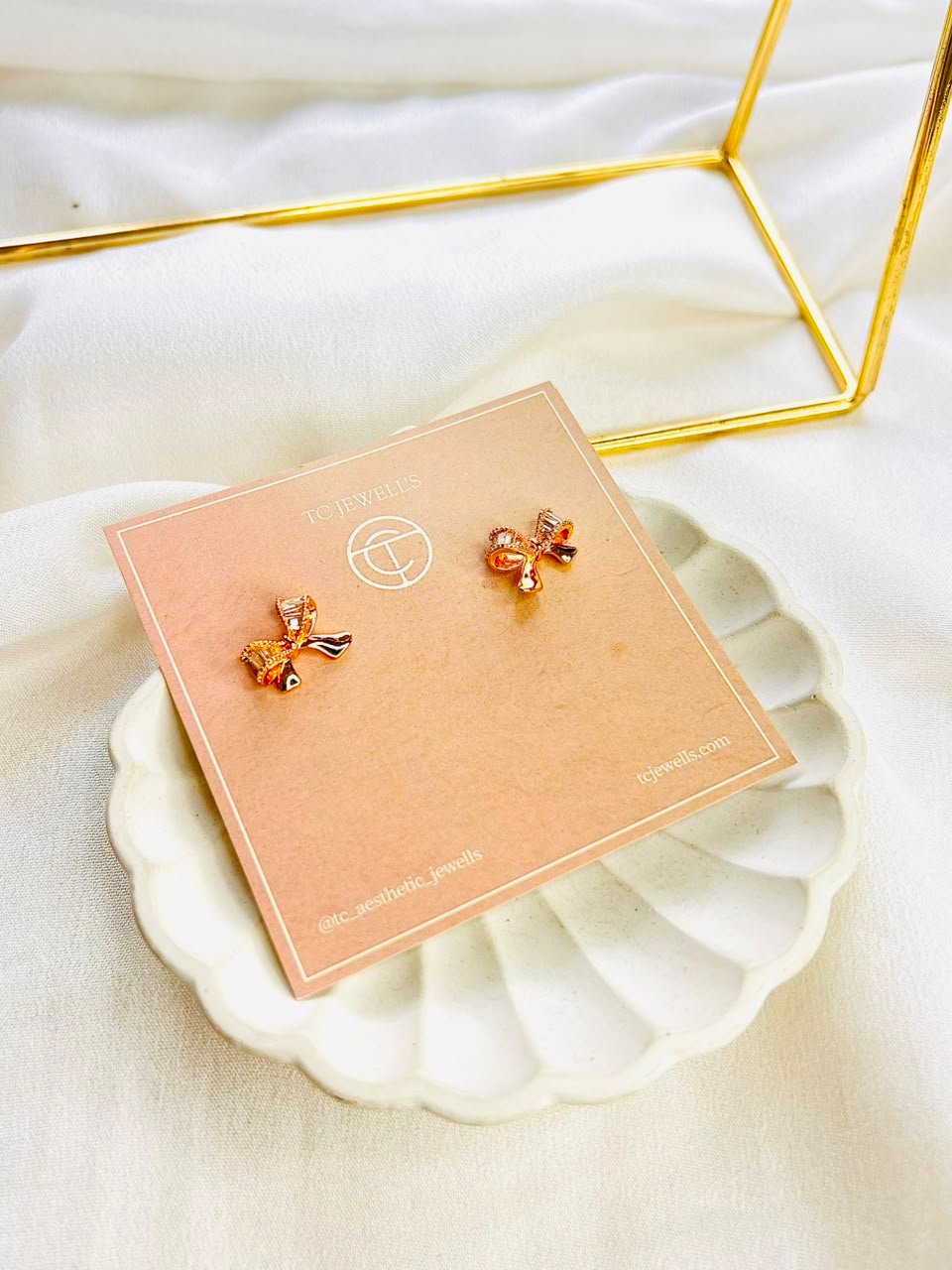 Lyra Gold Hoops - Image 2