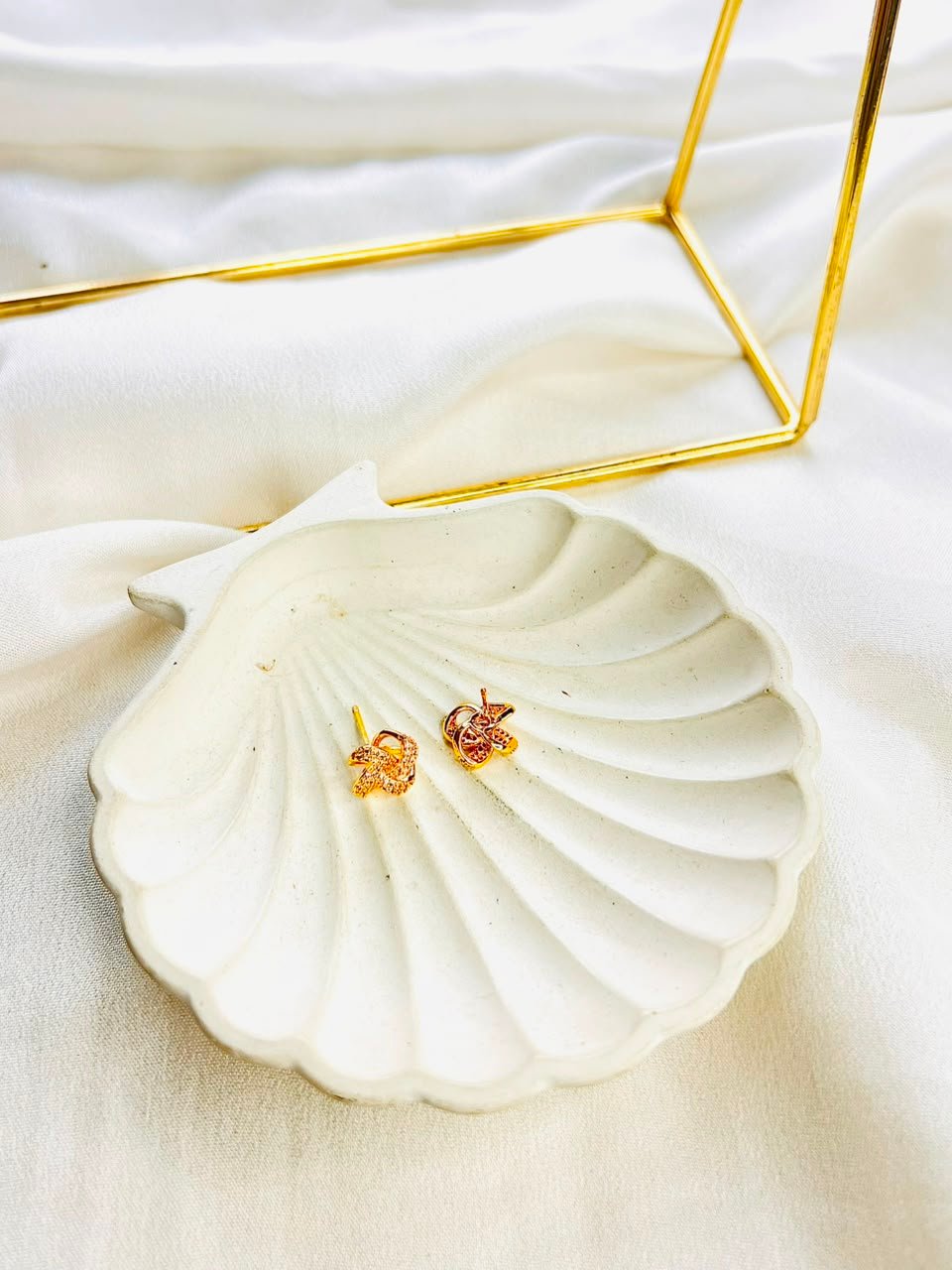 Nora Gold Studs - Image 3