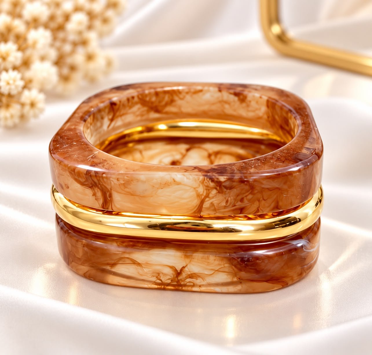 Golden Bloom Bangles - Image 2